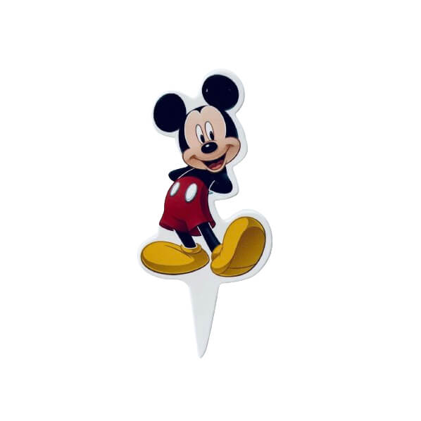 Set de 6 toppers en carton pour gâteau